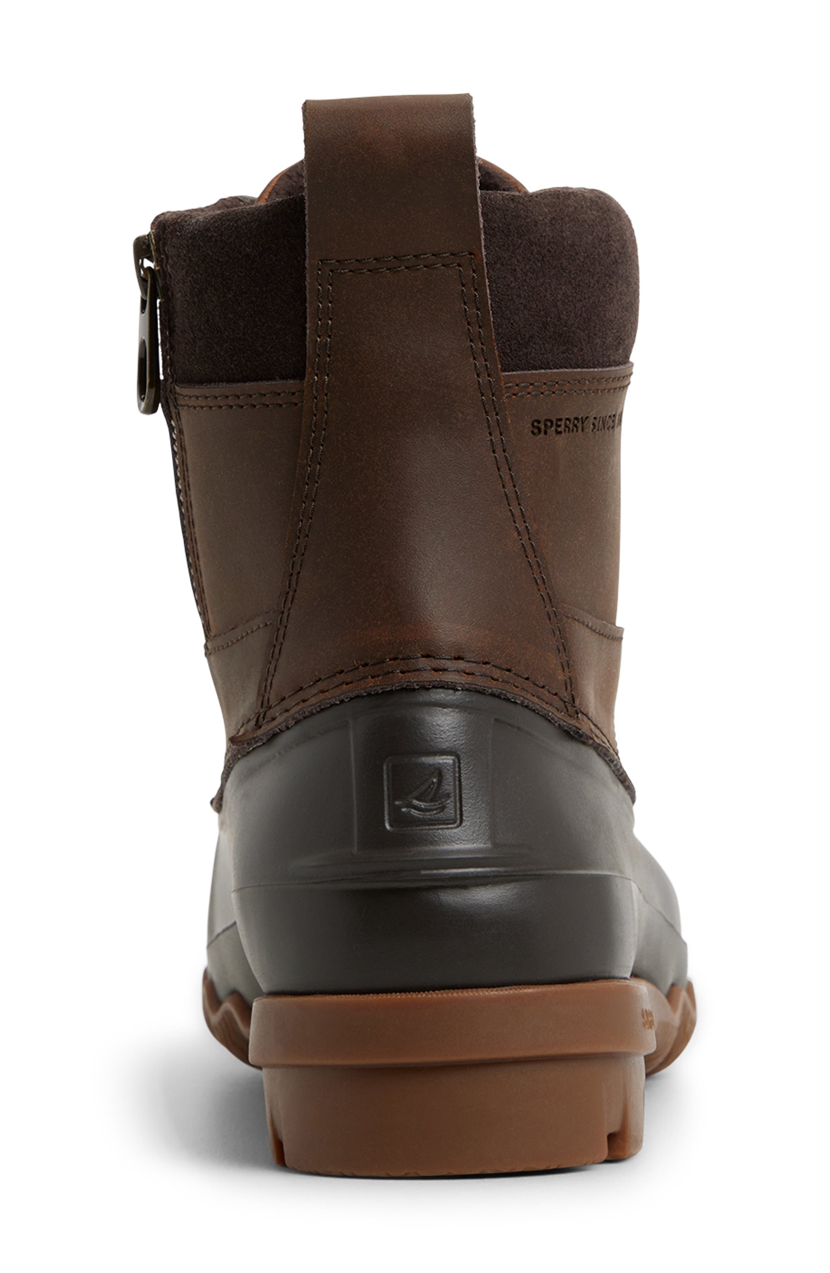 Sperry Norfolk Duck Boot, Alternate, color, Brown