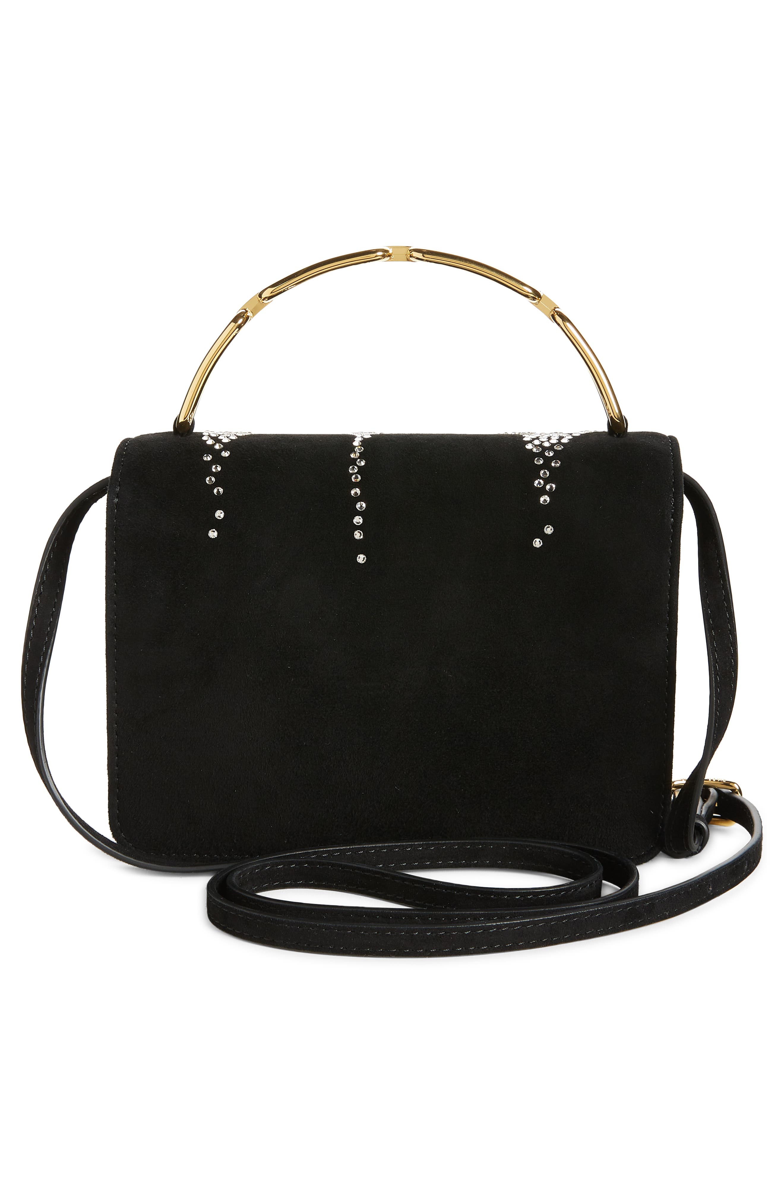 Bienen Davis x Aureta Lynx Crystal Embellished Top Handle Bag, Alternate, color, 