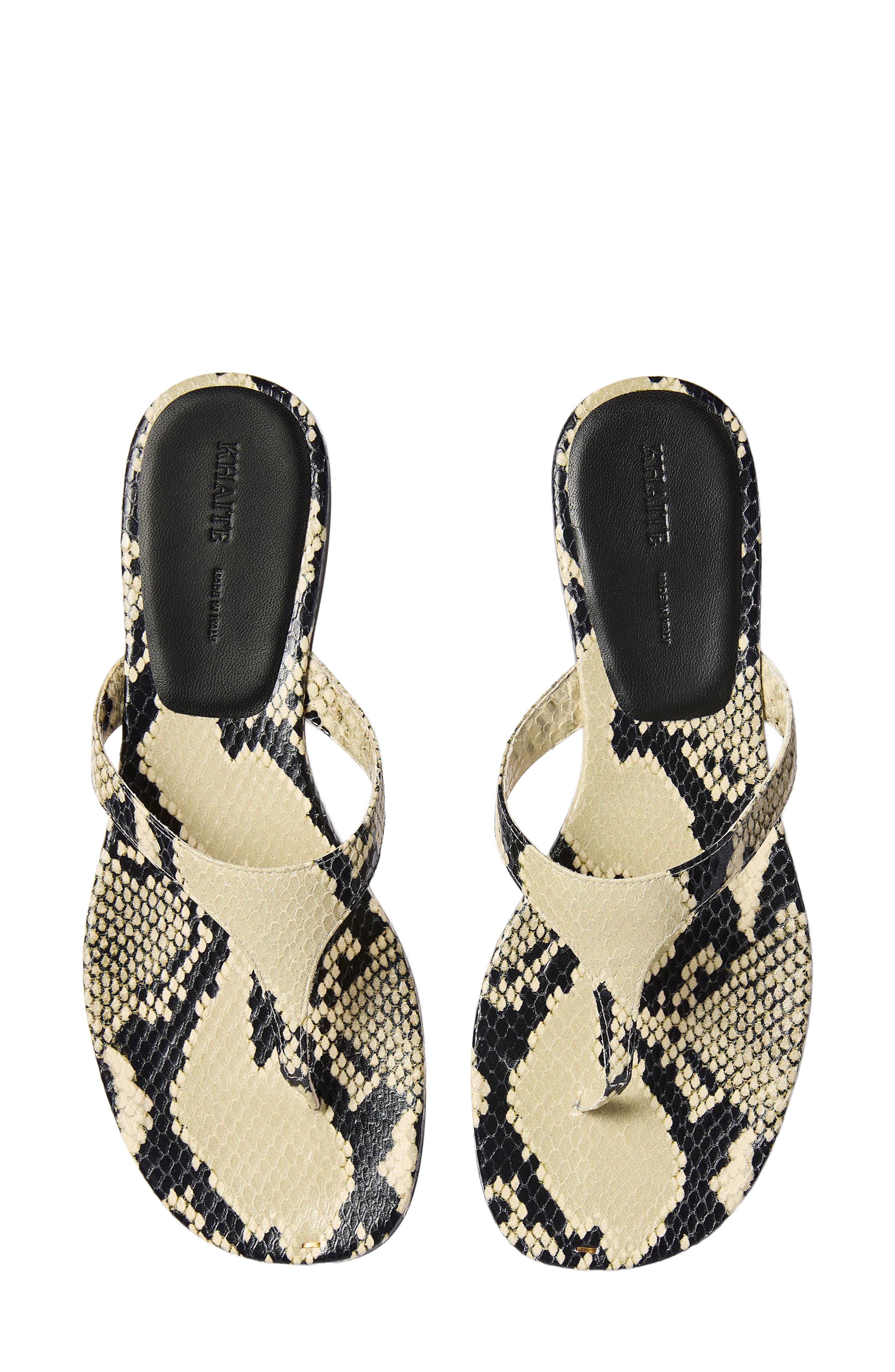 Khaite Archer Flip Flop, Alternate, color, Natural