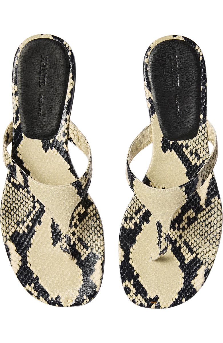 Khaite Archer Flip Flop, Alternate, color, Natural