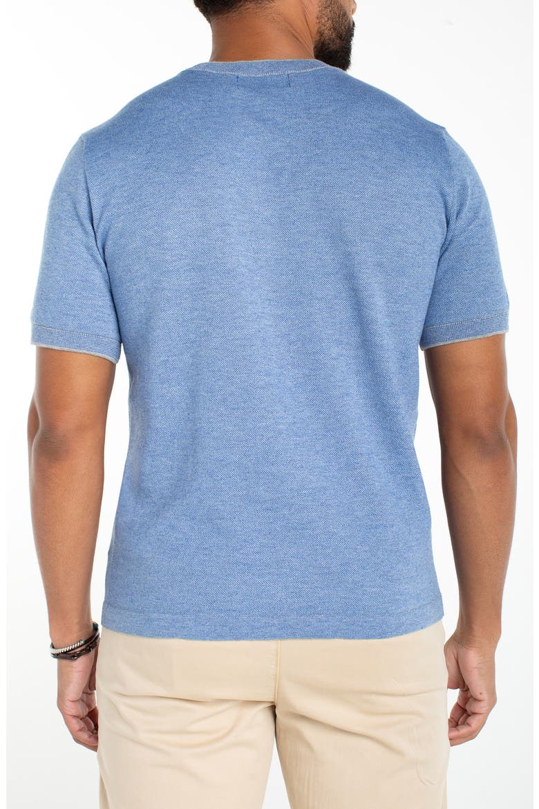 Crewneck Sweater T-Shirt, Alternate, color, BLUE