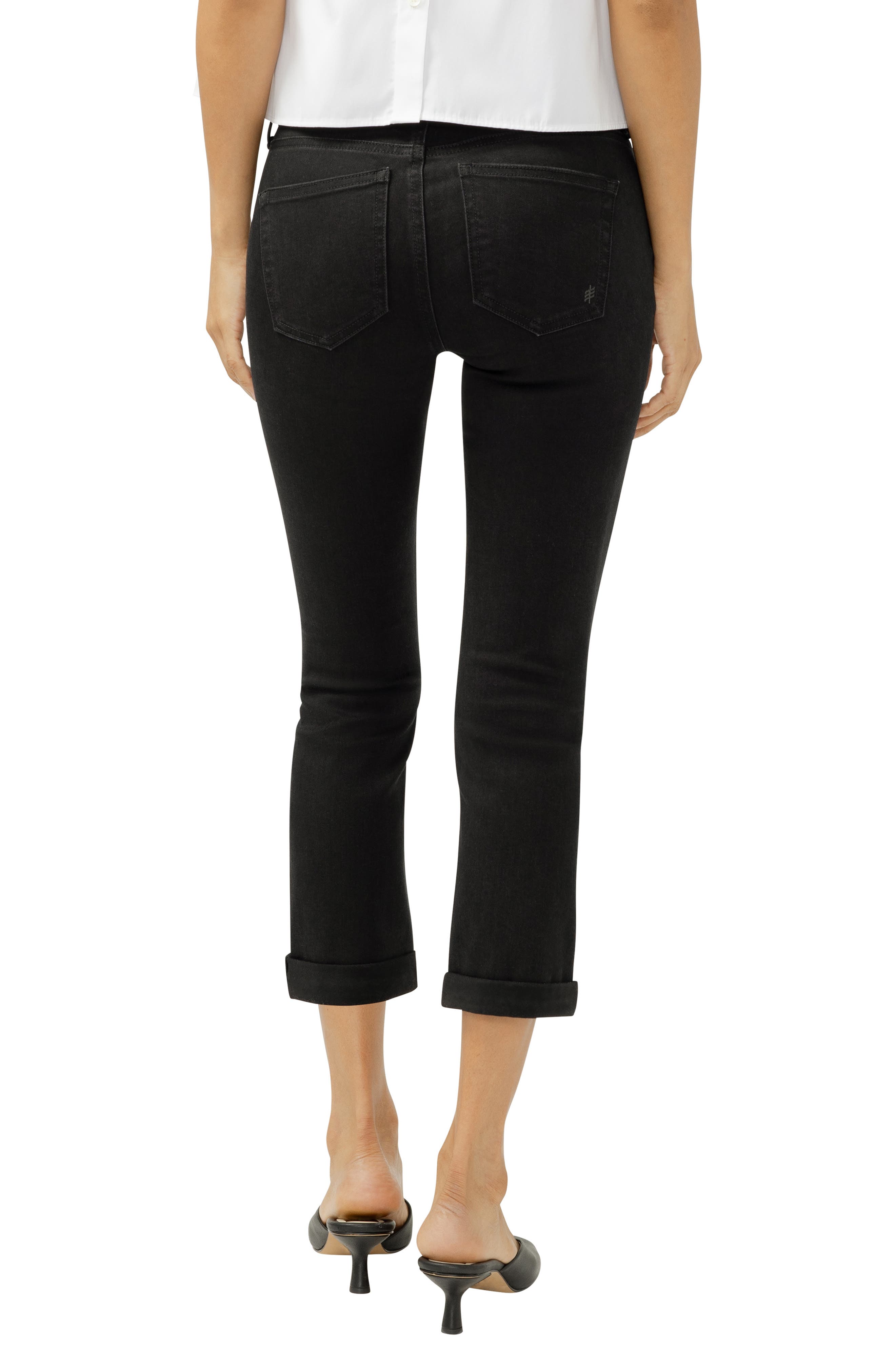 Suki Curvy Mid Rise Capri Jeans - image 2