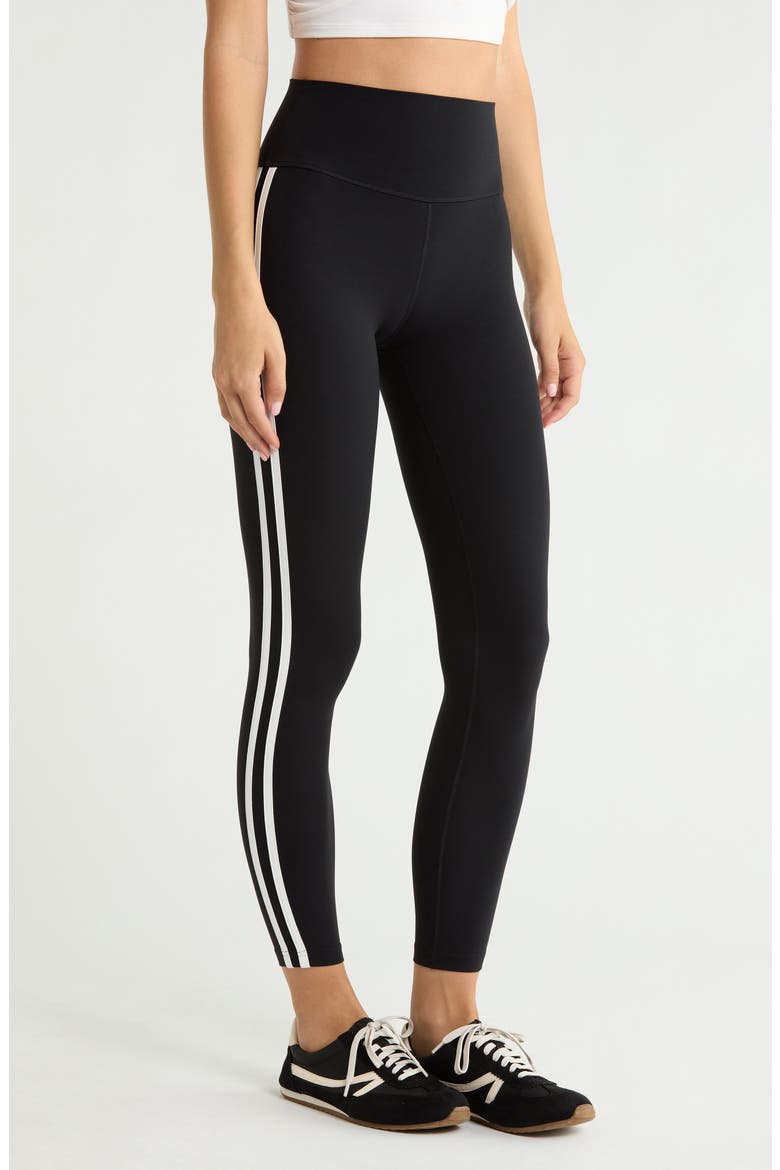 Ella Airweight Leggings, Alternate, color, BLACK/ WHITE