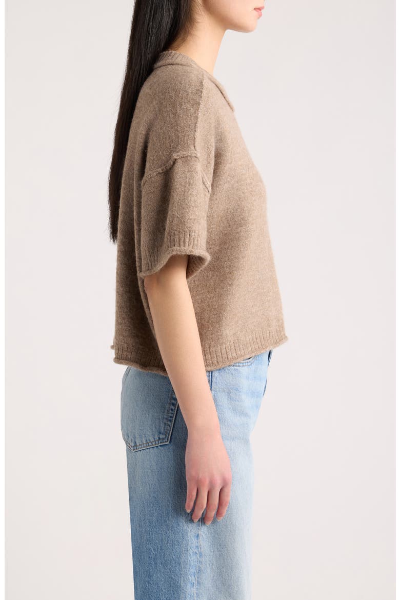 Lynne Crewneck Sweater, Alternate, color, MOCHA