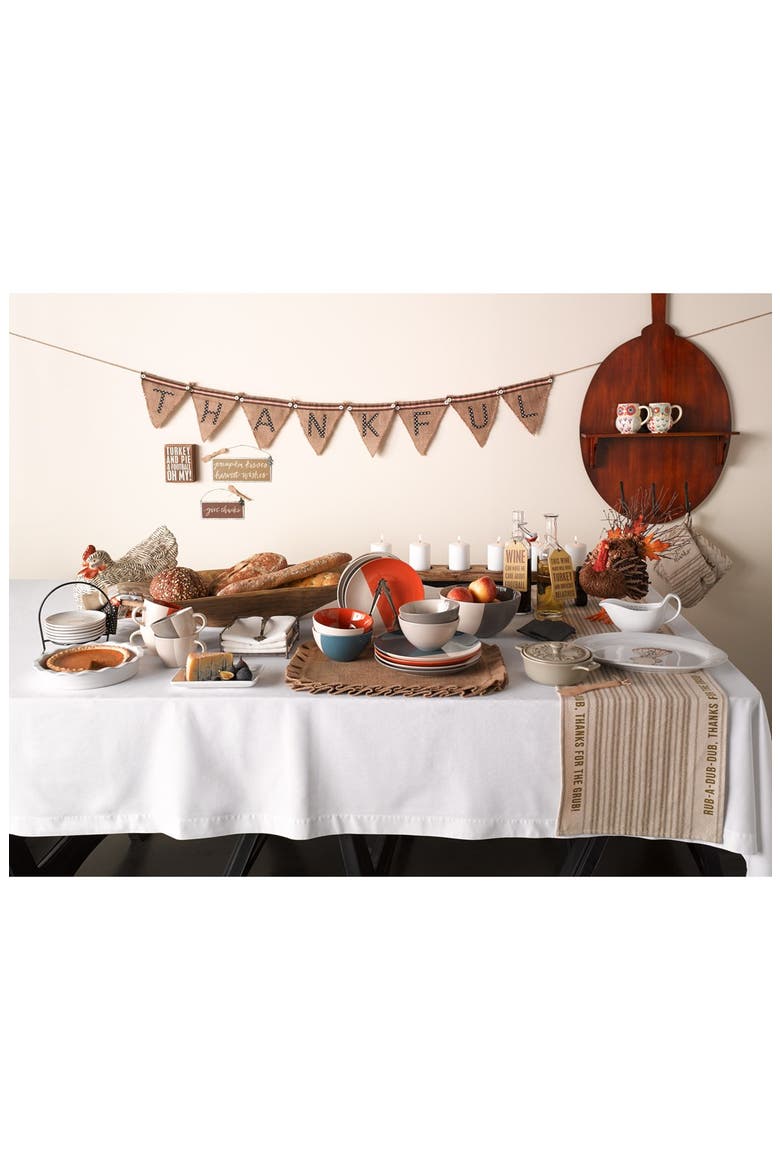 'Pumpkin Kisses, Harvest Wishes' Wall Art, Alternate, color, TAN