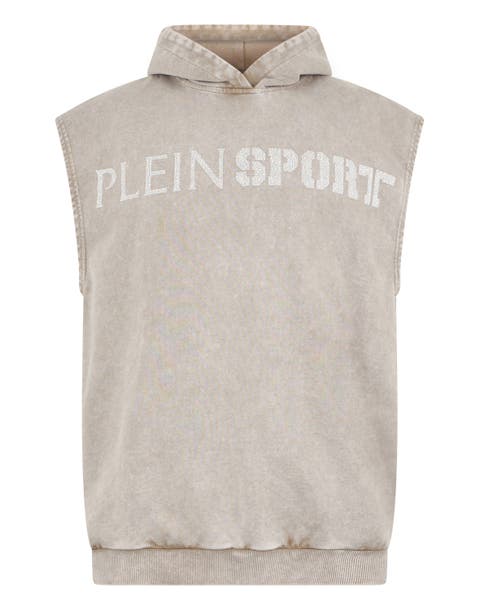 Hoodie Vest Crackle Scratch Men