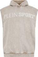 PLEIN SPORT Hoodie Vest Crackle Scratch Men