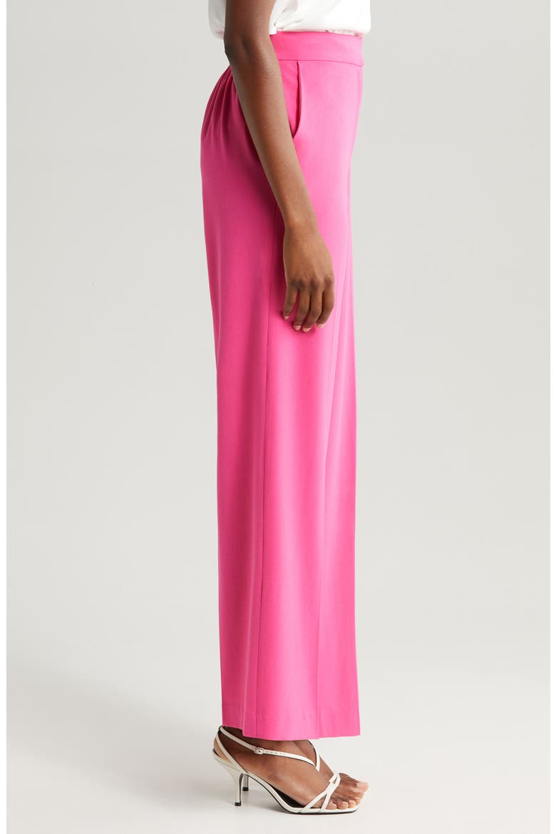 High Waist Wide Leg Pants, Alternate, color, MAGENTA PINK