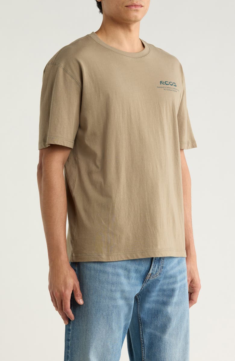 RC Outdoor Supply Map Graphic T-Shirt, Alternate, color, Driftwood