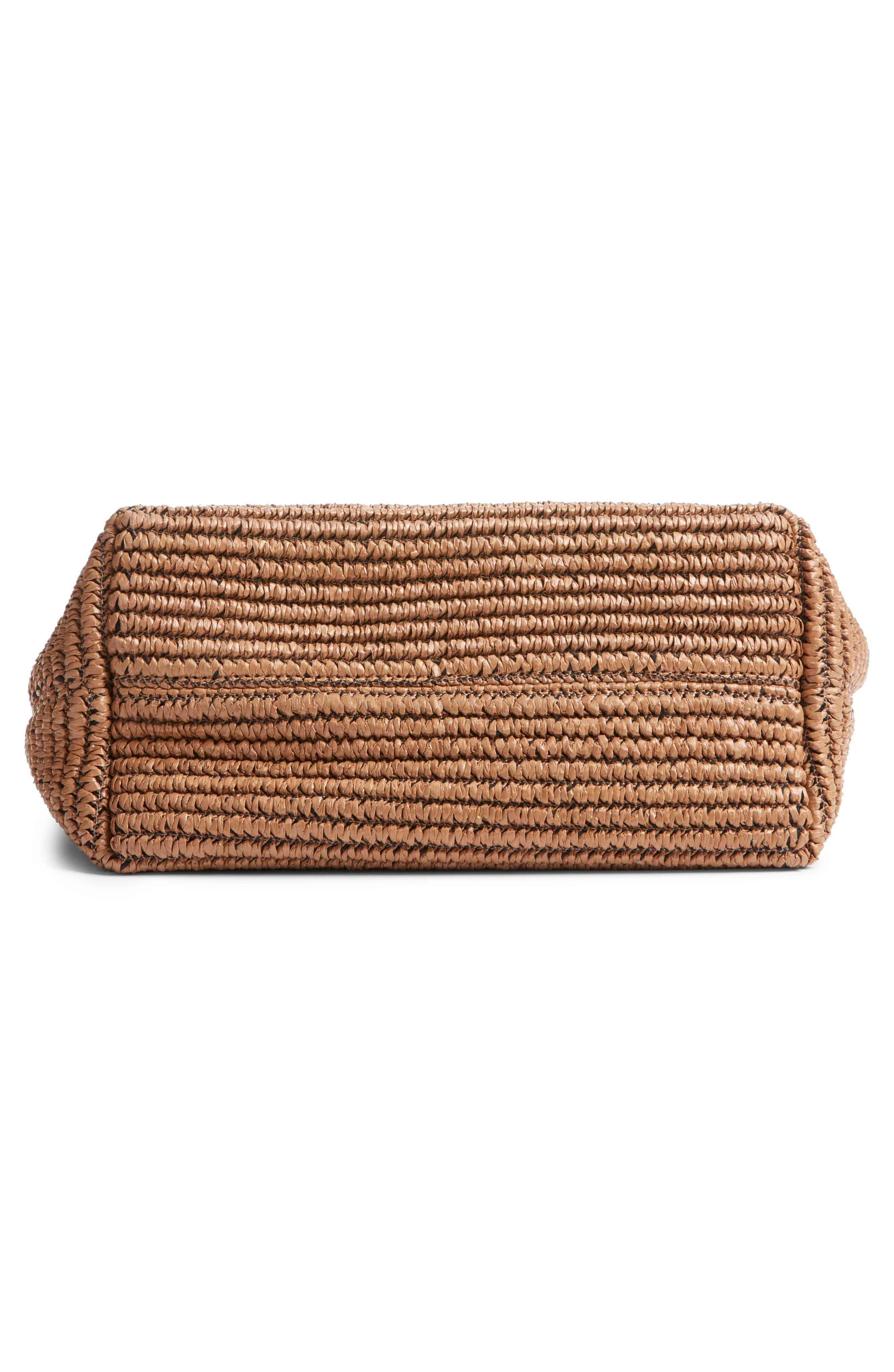 Vince Small Vivian Raffia Hobo Bag, Alternate, color, 