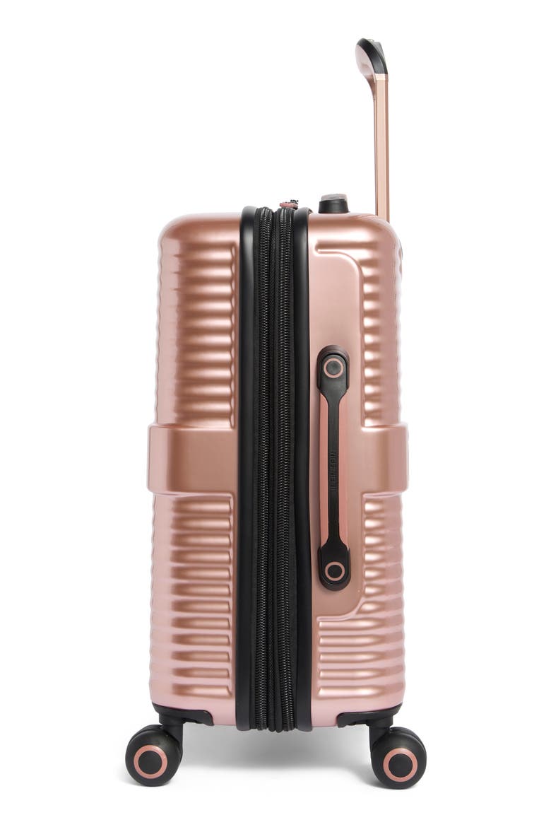 Helixian 21 Inch Hardside Spinner Carry On Suitcase, Alternate, color, METALLIC ROSE GOLD