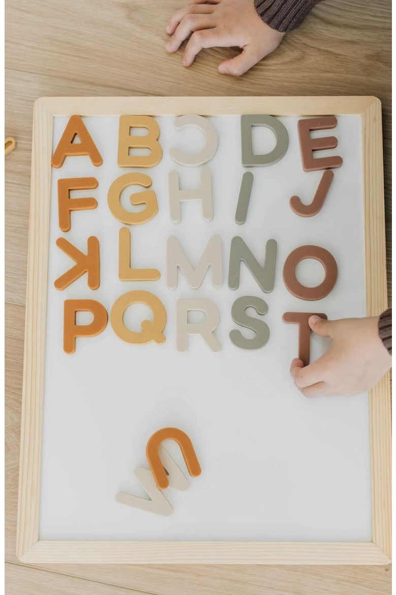 Alphabet Magnetic Letters and Whiteboard Set, Alternate, color, Neutral
