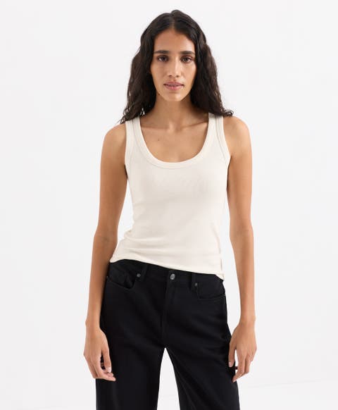 Perfect Rib Scoop Neck Tank Made With Organic Cotton