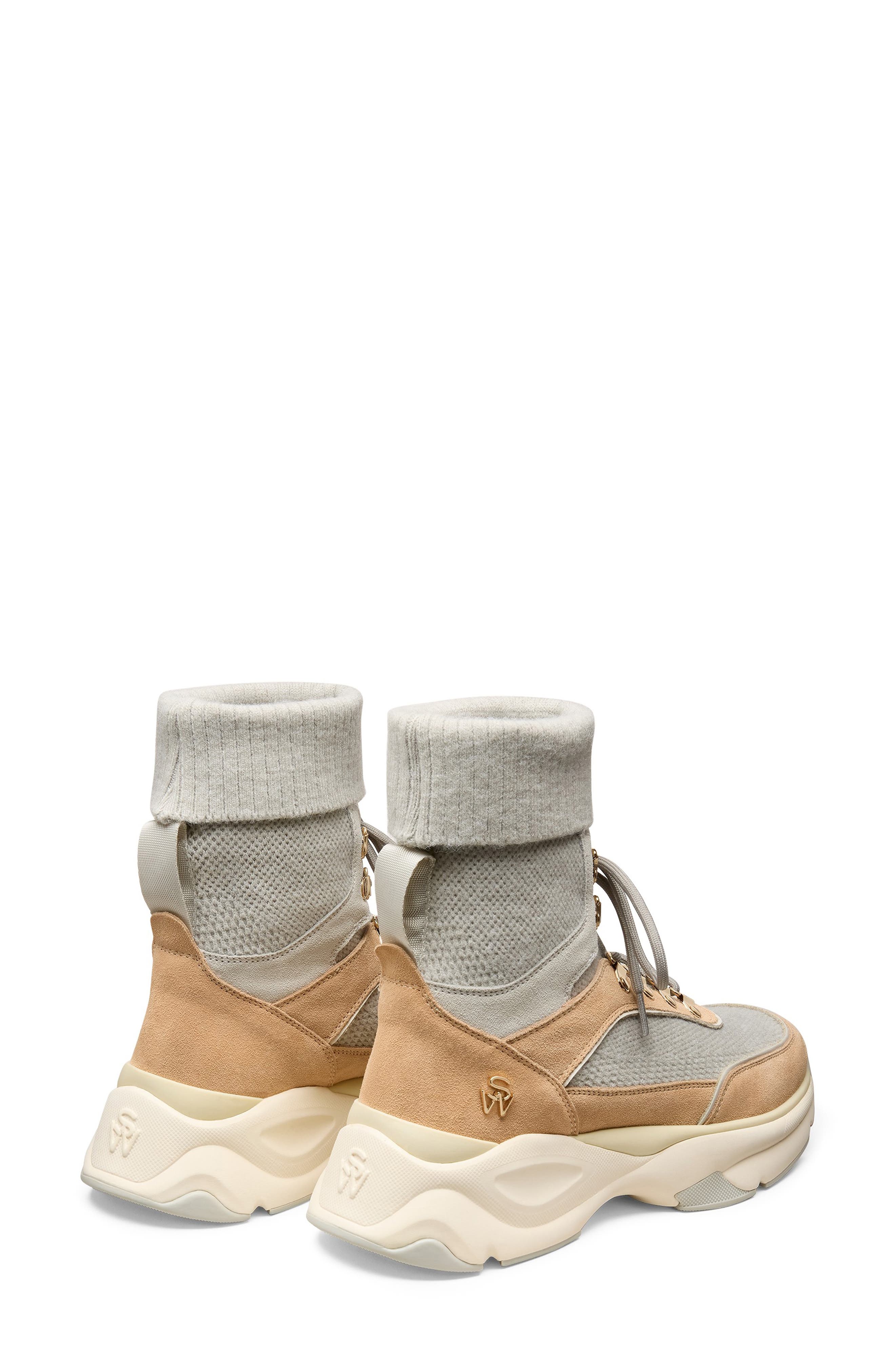 Hiker High-Top Sneaker, Alternate, color, ADOBE/ COBBLESTONE