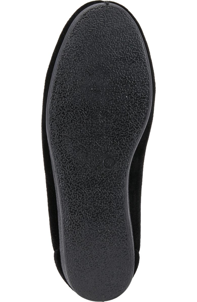 Flexus by Spring Step Roseloud Velvet Slipper, Alternate, color, Black