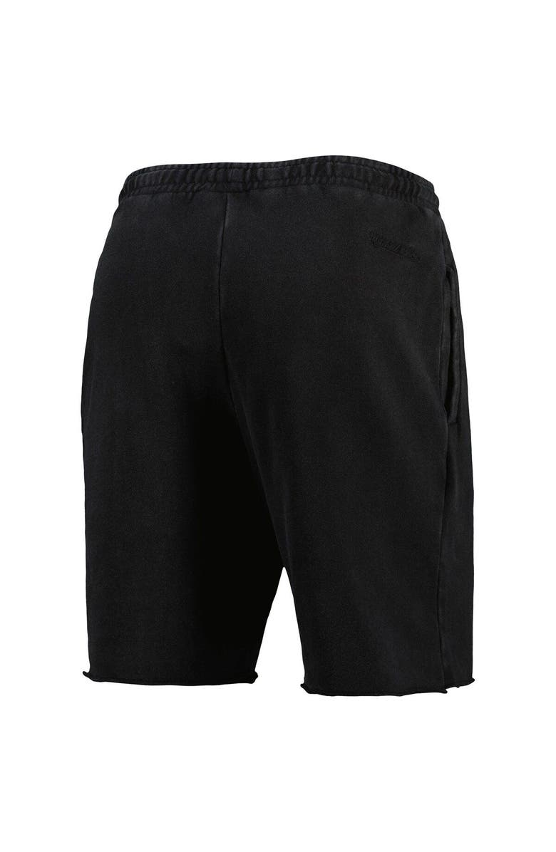Mitchell & Ness Men's Mitchell & Ness Black Chicago Bulls French Terry Tonal Fleece Shorts, Alternate, color, Black
