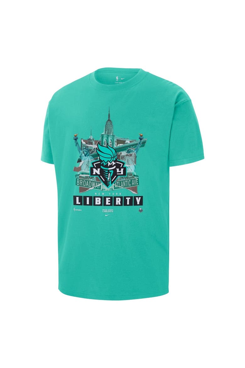 Men's Nike Mint New York Liberty Original Content Max90 T-Shirt, Alternate, color, Mint