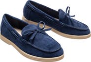 MOUSTACHE Suede Moccasin Loafers