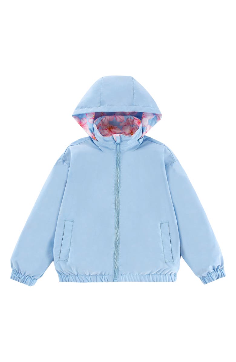 CALONIE Kids' Max Rain Water Repellent Reversible Windbreaker, Alternate, color, Blue