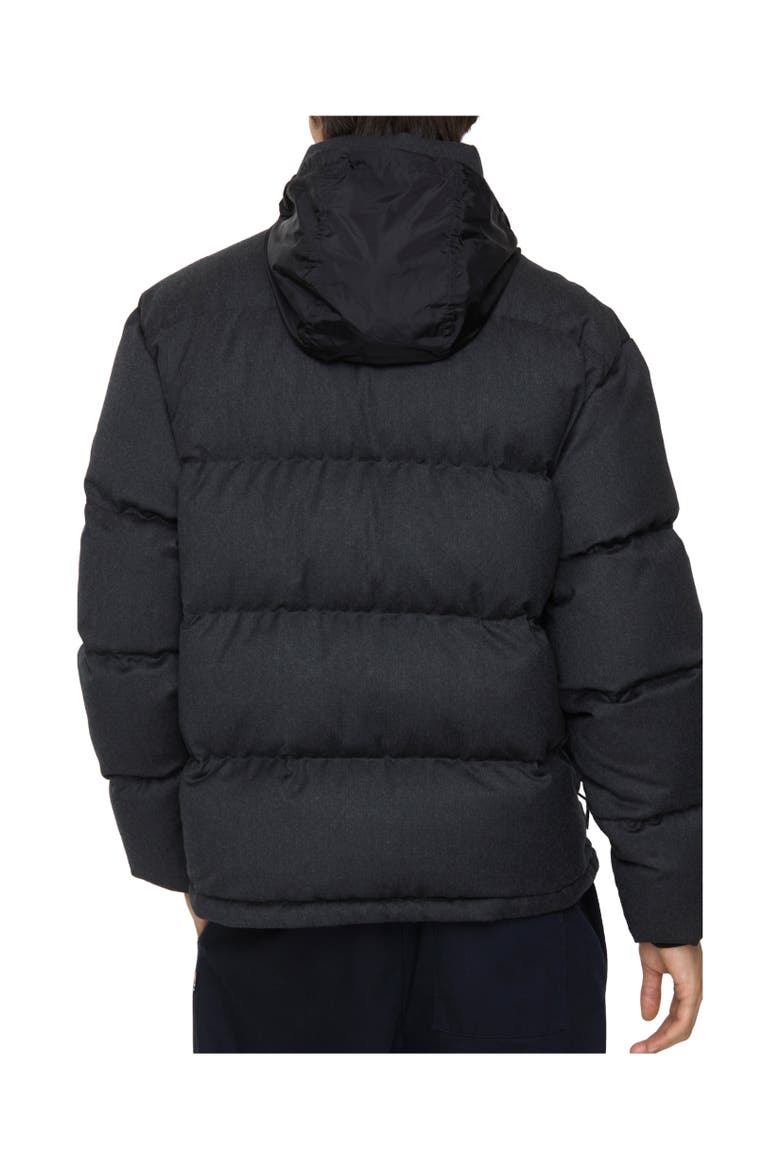 Wool Snowdon Puffer Jacket, Alternate, color, Charcoal grey