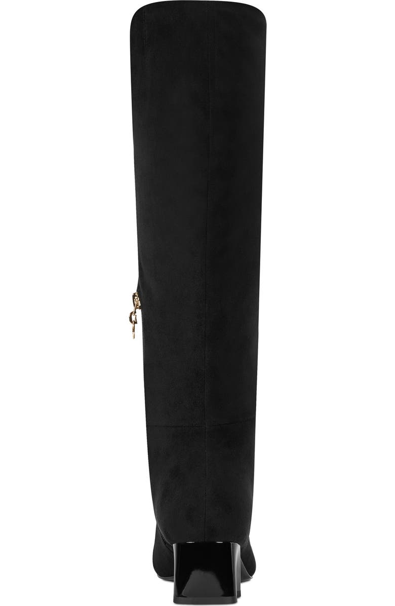 KARL LAGERFELD PARIS Shivon Knee High Cap Toe Boot, Alternate, color, Black