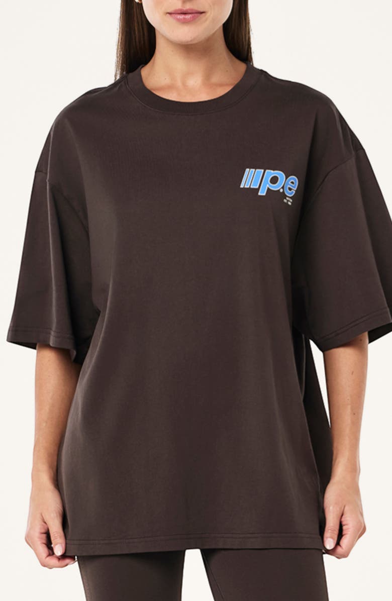 P.E Nation Preview Piping Leggings, Main, color, Coffee