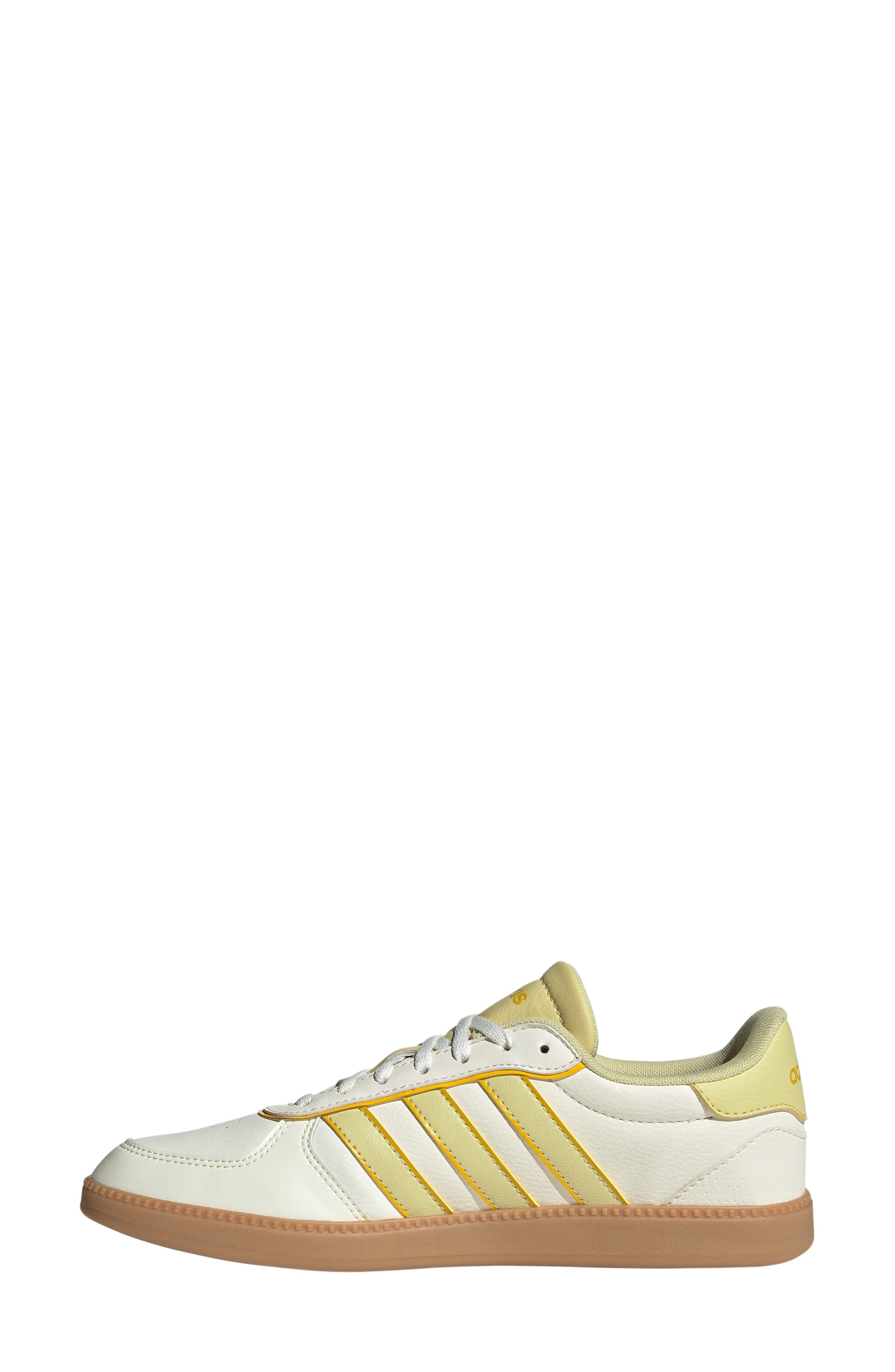 adidas Breaknet Sleek Sneaker, Alternate, color, Off White/ Yellow/ Yellow