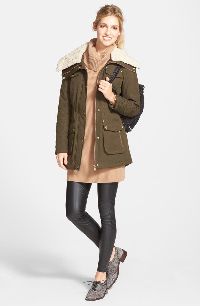 Leith Faux Leather Leggings, Alternate, color, 