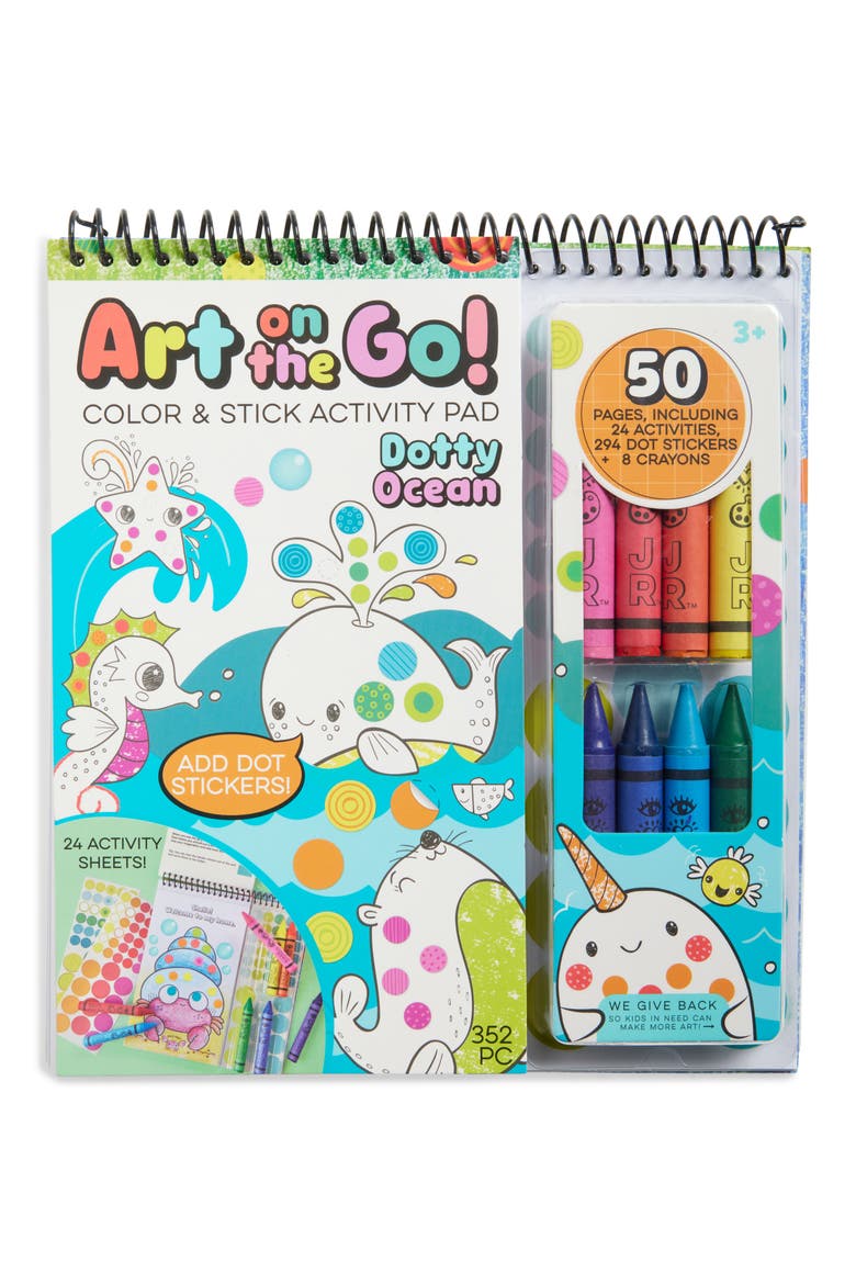 Art on the Go! Going Dotty Ocean Activity Pad, Main, color, MULTI