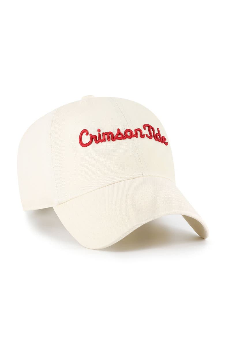 '47 Men's '47 Natural Alabama Crimson Tide Vault Clean Up Adjustable Hat, Alternate, color, 