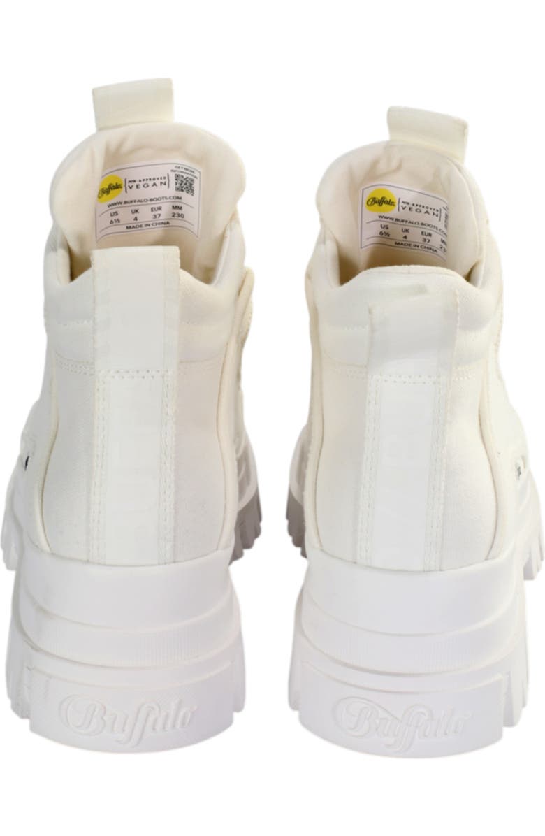 Buffalo Boots Aspha Nc Mid Flat Cut Bootie, Alternate, color, White