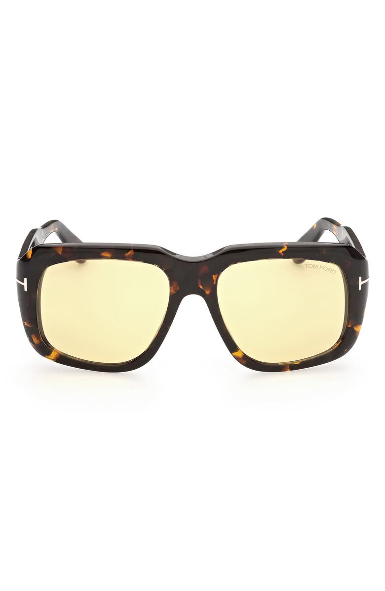 TOM FORD 57mm Square Sunglasses, Main, color, 