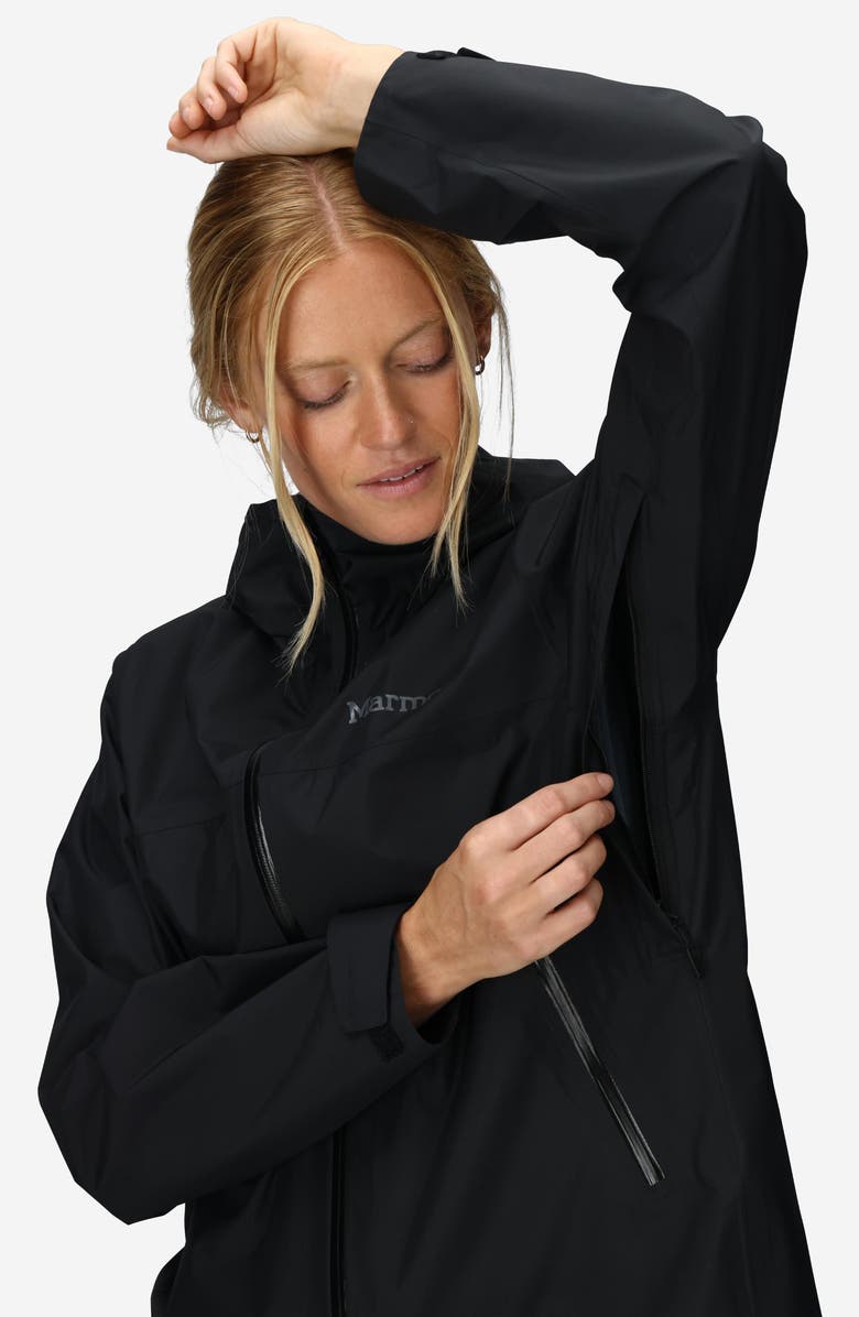 Marmot Minimalist Pertex<sup>®</sup> Waterproof Hooded Jacket, Alternate, color, Black