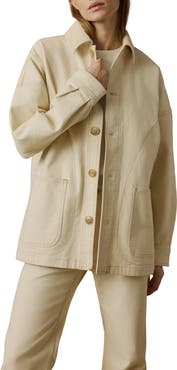 Faherty Sunwashed Canvas Chore Jacket