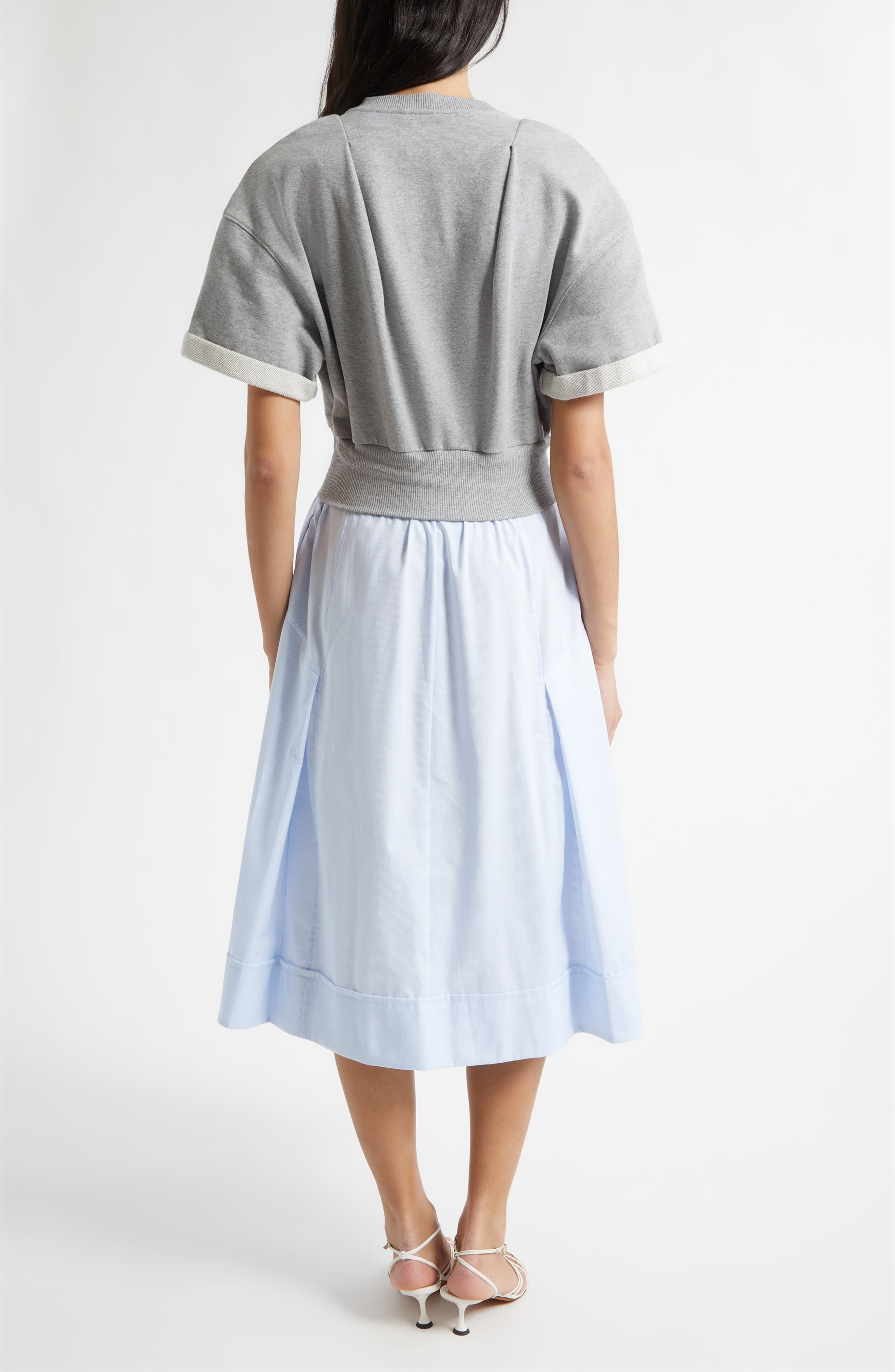 Mixed Media Midi Dress - image 2
