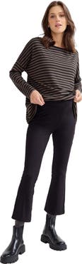HATCH Collection The Maternity Bodyflex Crop Flare Legging