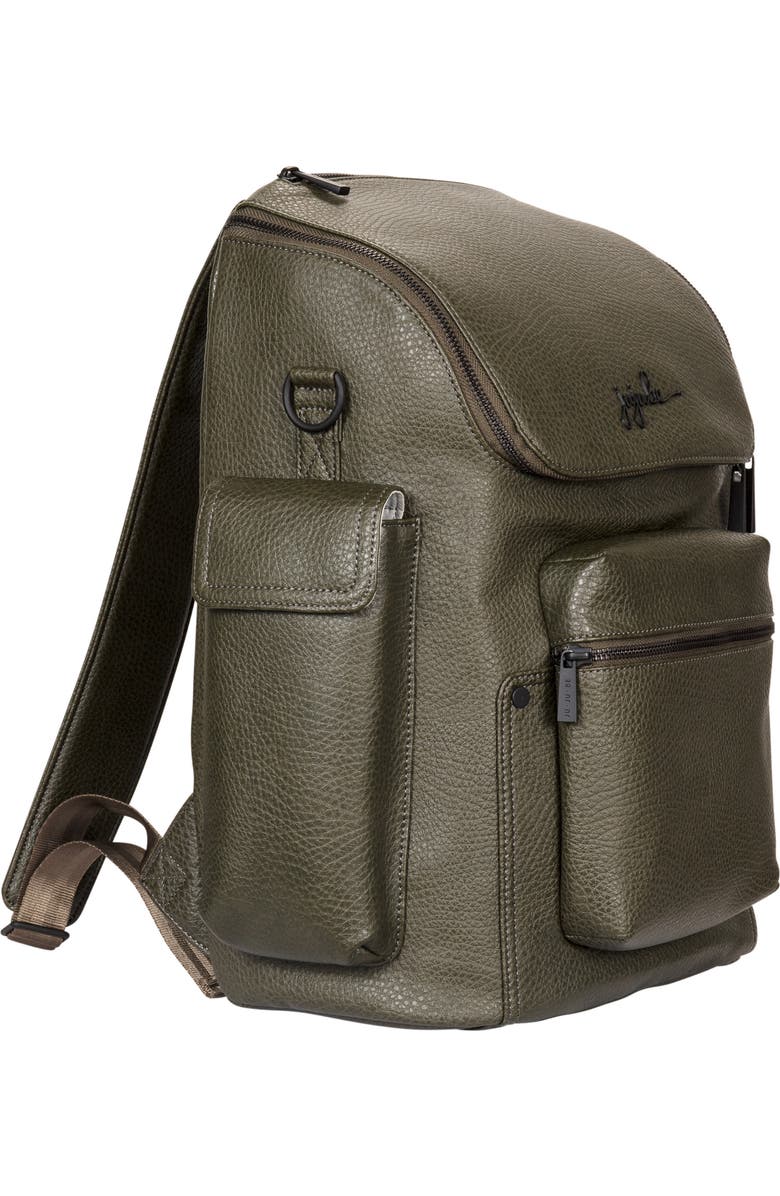 JuJuBe Ju-Ju-Be Ever Collection Forever Faux Leather Diaper Backpack, Alternate, color,