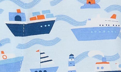 MAGNETIC ME MAGNETIC ME FOREVER & ALL WAVES SHIP PRINT MAGNETIC CONVERTIBLE ROMPER