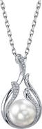 The Pearl Source South Sea Pearl & Diamond Layla Pendant