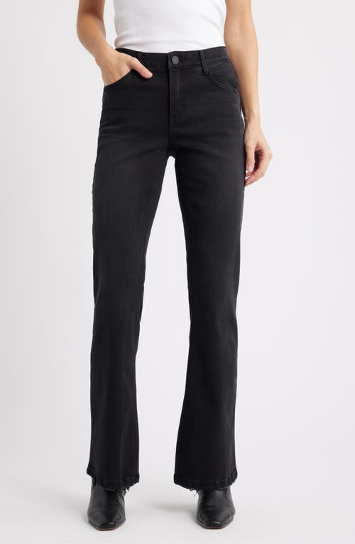 Wit & Wisdom Madison High Waist Itty Bitty Bootcut Jeans In Black