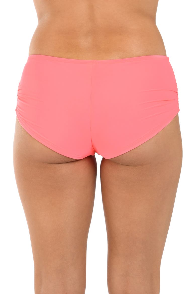 Hot Pants Swim Bottoms, Alternate, color, HOT PINK