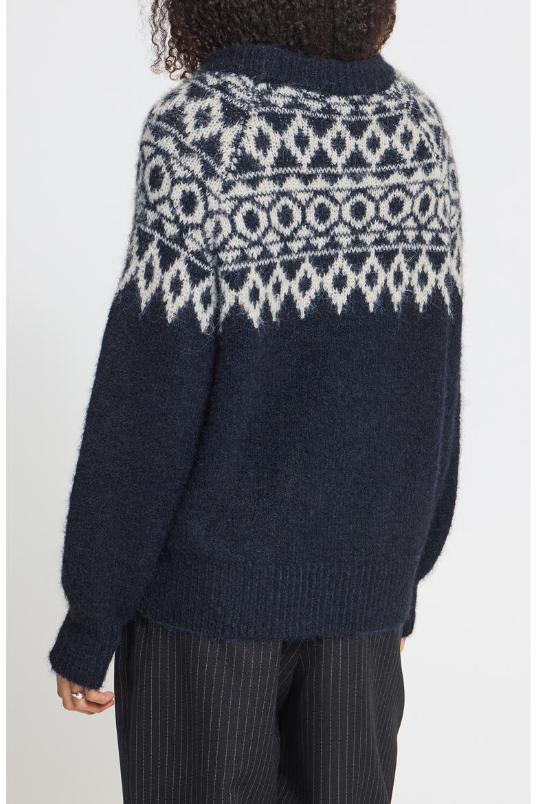 Scandinavian Sweater, Alternate, color, MARITIME BLUE