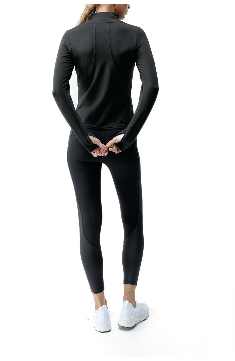 Born Living Yoga Ivet Performance semi-fitted with Pockets Sport Jacket, Alternate, color, Black