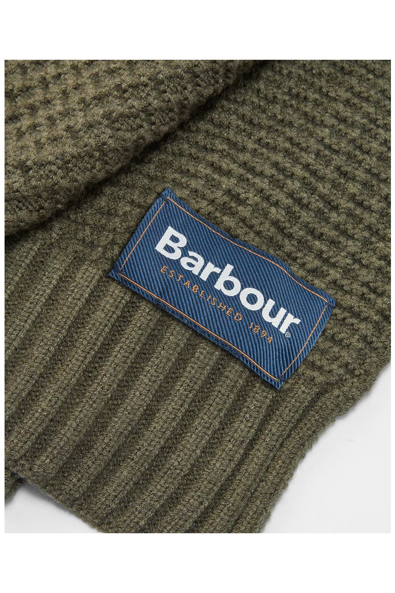Ramside Beanie & Scarf Set, Alternate, color, DARK OLIVE