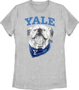 Yale University Women's Yale University Happy Handsome Dan Logo Graphic T-Shirt