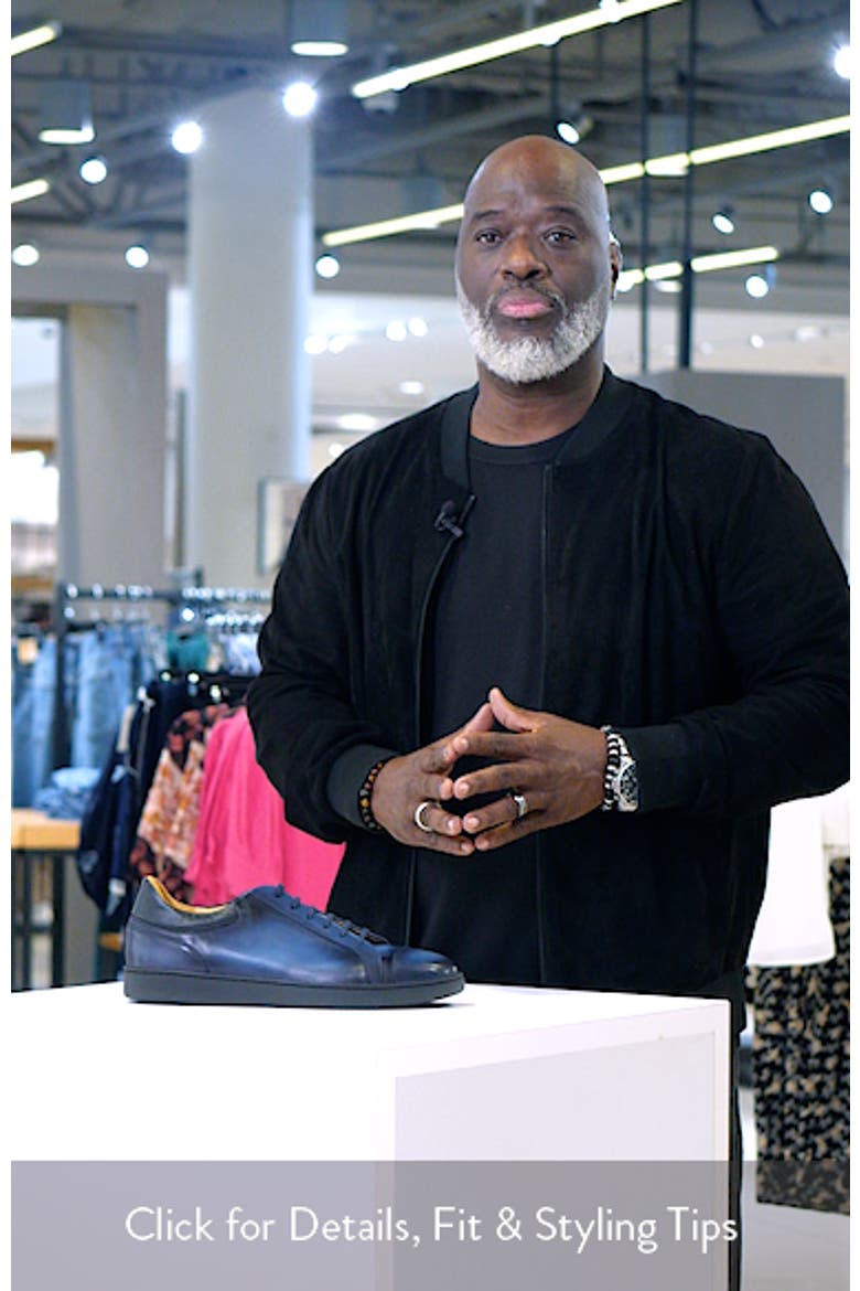 Chambers Croc Embossed Cap Toe Sneaker video