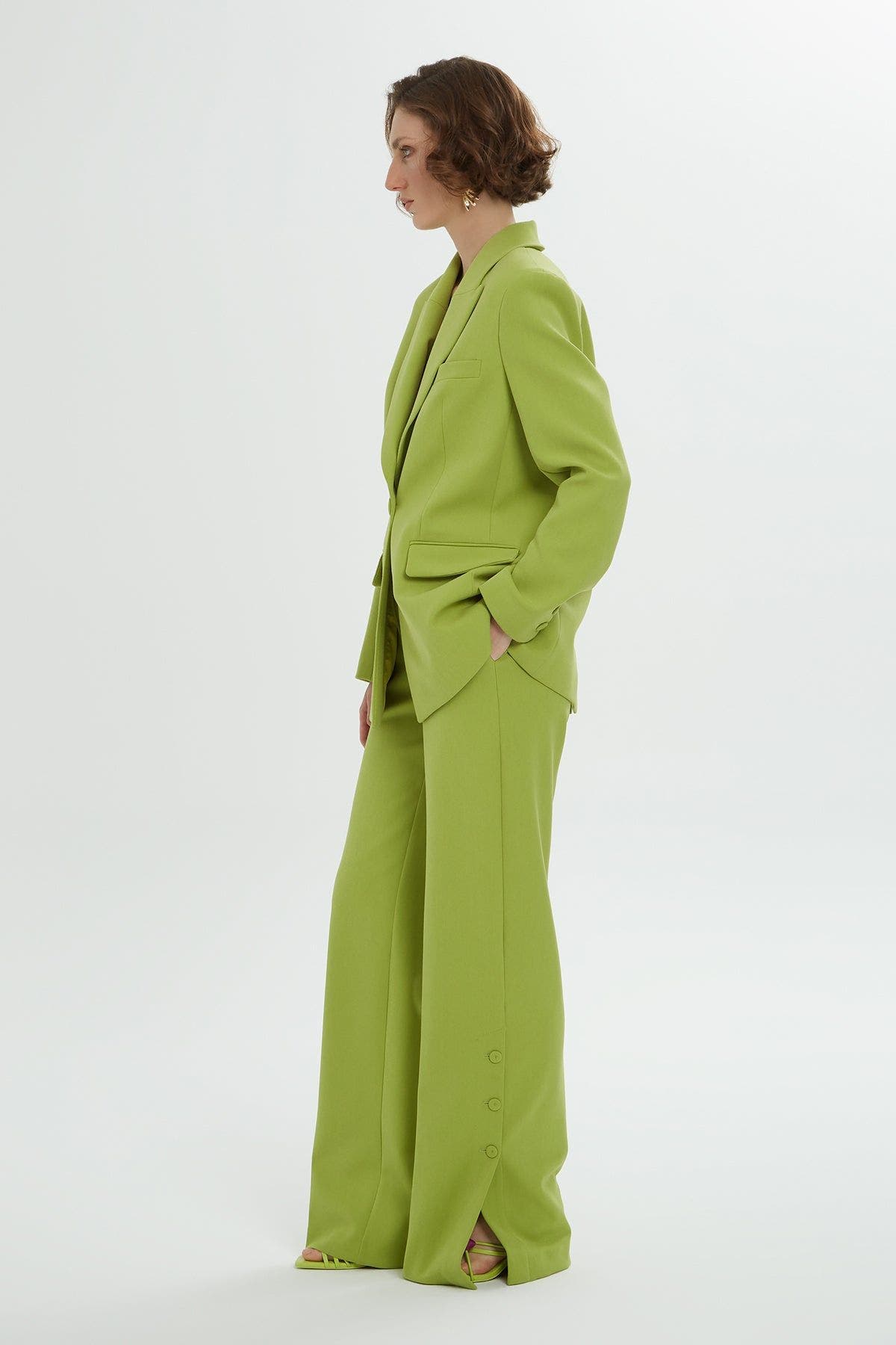 Green Set with Button Details - image 2