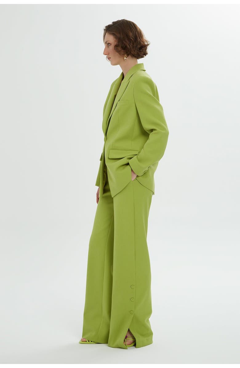 Gizia Green Set with Button Details, Alternate, color, Green