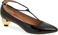 FERRAGAMO Tania T-Strap Pointed Toe Pump