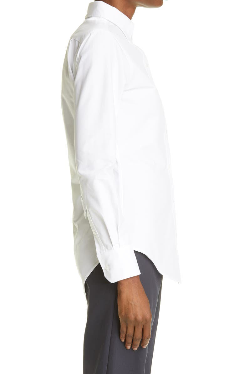 Thom Browne Cotton Button-Down Shirt, Alternate, color,